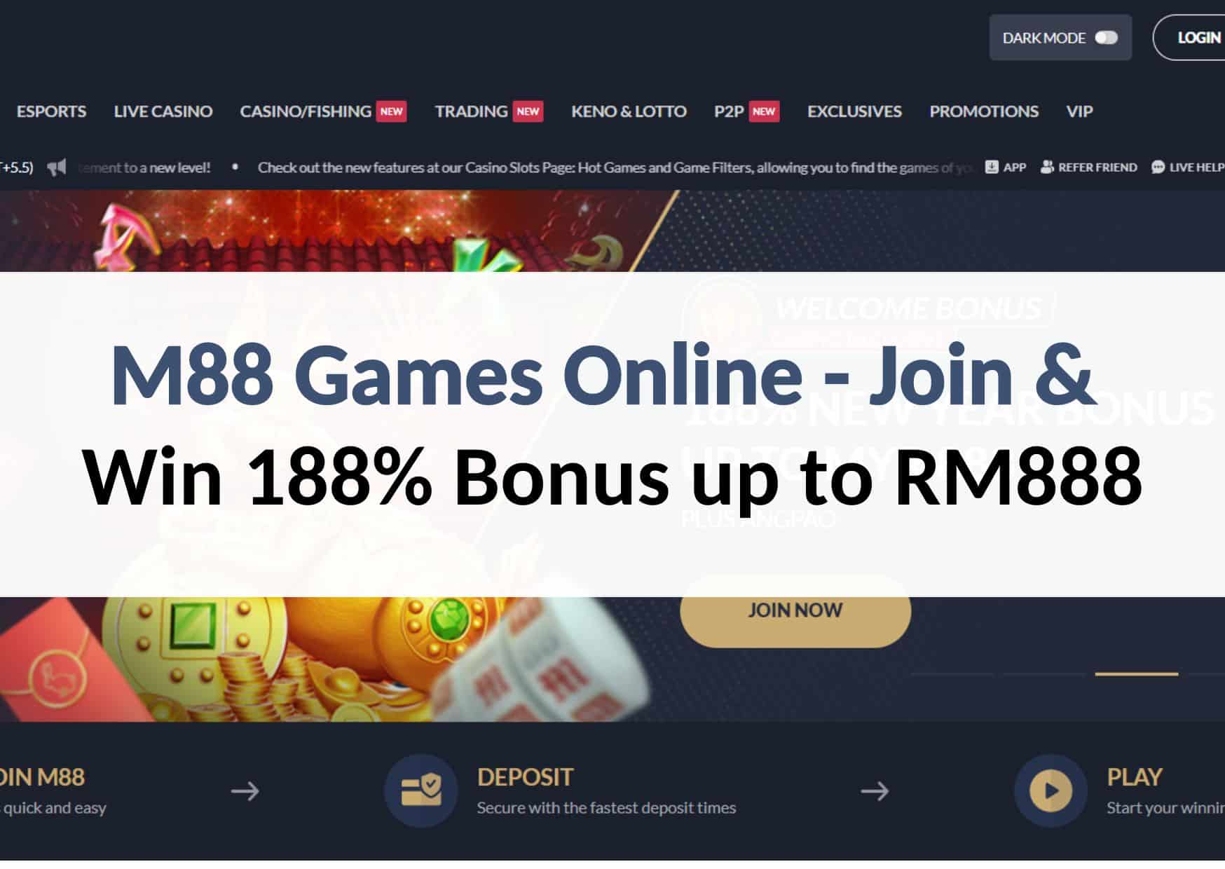m88 games online betting site