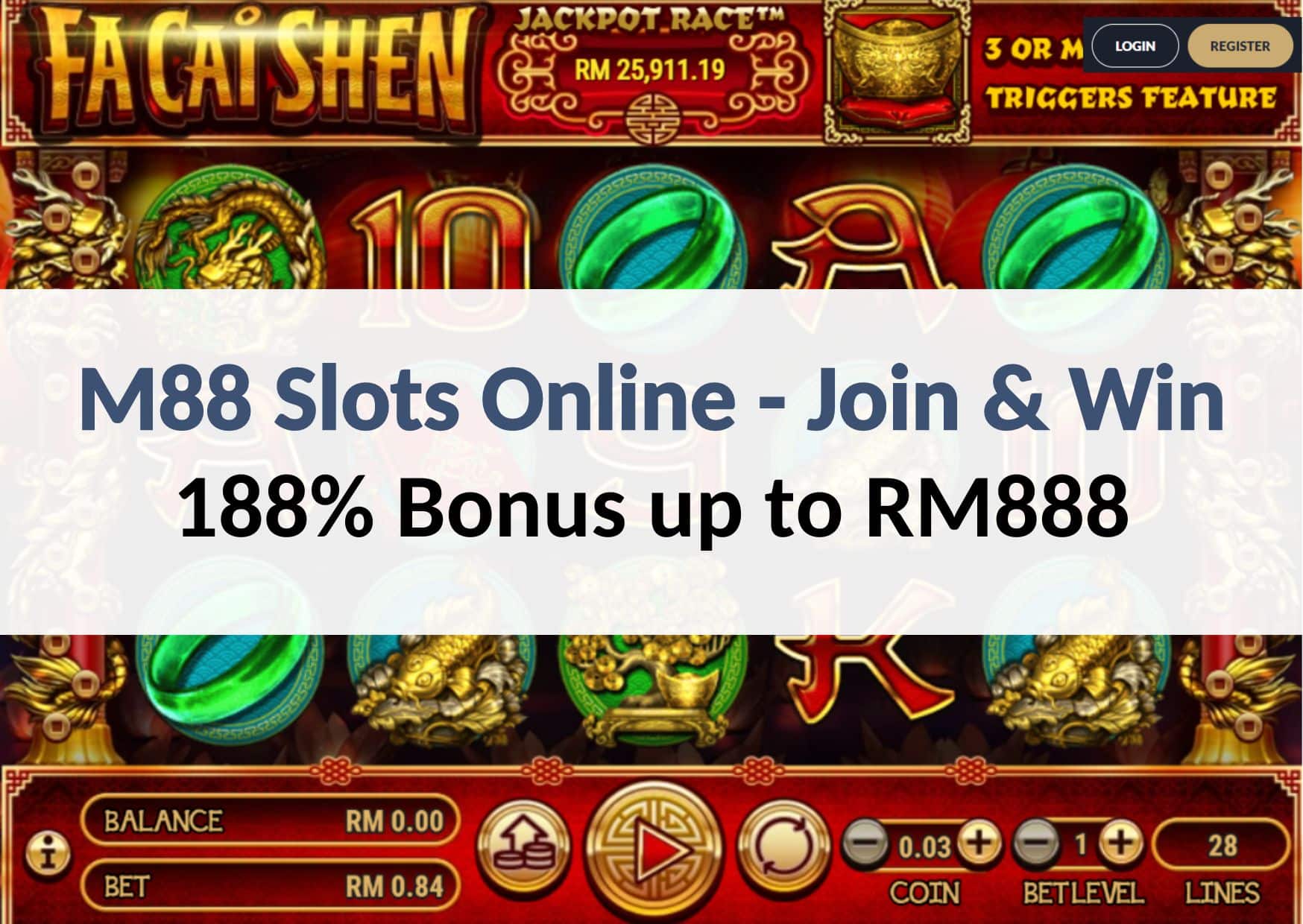m88 slots online