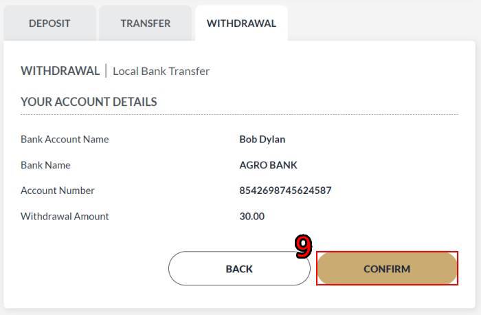 cara m88 withdraw confirm withdrawal form confirmation