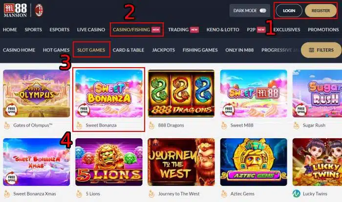 m88 games online slot machines malaysia sweet bonanza selection