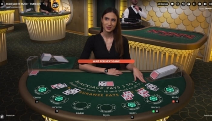 m88 live casino blackjack game