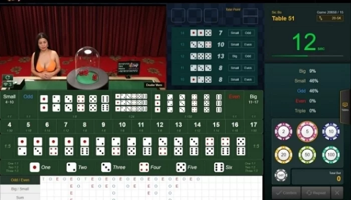 m88 live casino game sic bo