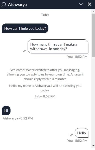 m88 live chat help customer care live chat message 1