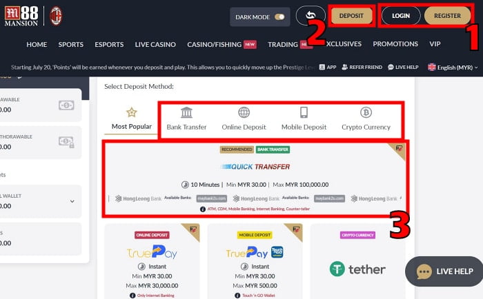m88 promotion register bonus
