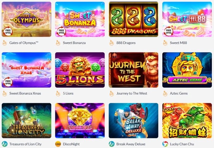 m88 slots online machine