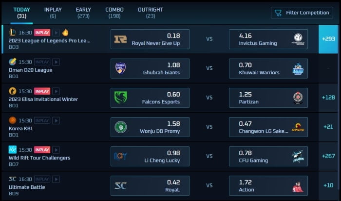 m88 sports tfgaming esportsbook