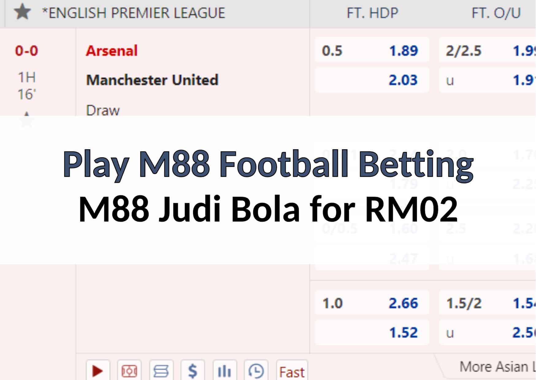 play m88 football betting