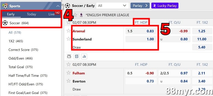handicap 1.5 meaning and tutorial step 2