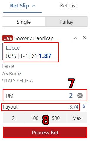 m88 sports betting asian handicap slip 2