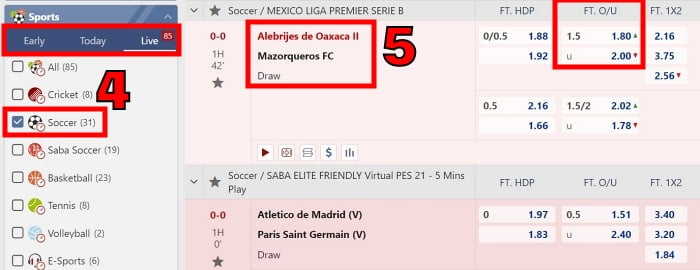 What Does Over Under 1 5 Mean In Betting How To Bet 88MYR What Does Over Under 1 5 Mean In Betting How To Bet 88MYR