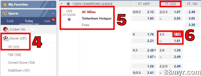 what Over under 2.5 means betting guide step 2