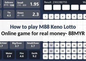 how to play m88 keno 1