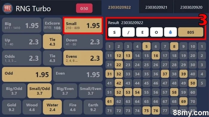 how to play m88 keno online round 2