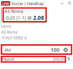 over under 3.5 goals meaning odds 2