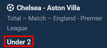over under in football explained under 2