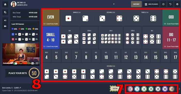 m88 how to play sic bo online at m88 casino