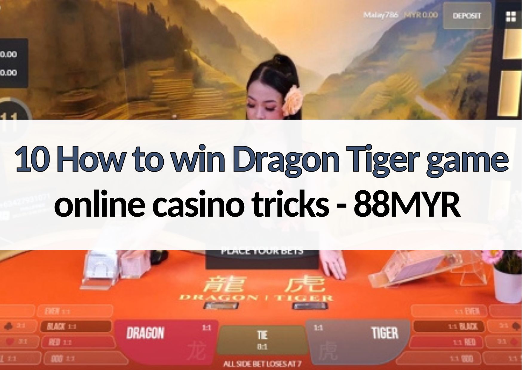 How to win Dragon Tiger game