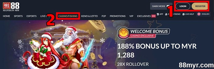 m88 poker guide step 1