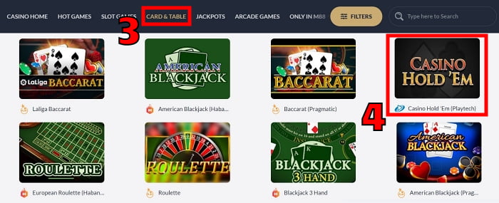 m88 poker how to play poker for beginners casino