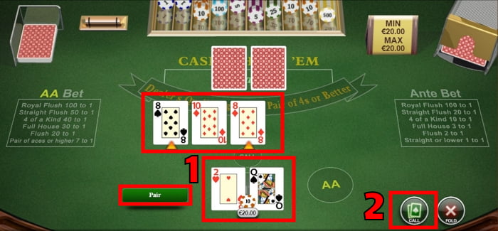 m88 poker how to play poker for beginners gameplay 1