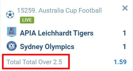 what does over under 2.5 mean in betting over 2.5 explained
