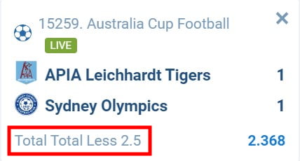 what does over under 2.5 mean in betting under 2.5 explained
