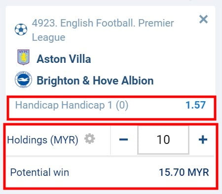 what is handicap 0 in football betting explained betting odds 1