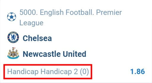 what is handicap 0 in football betting explained example 2