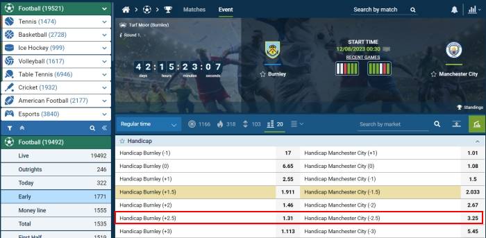 1xbet sports betting asian handicap 2.5 meaning