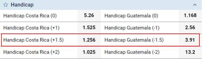 1xbet sportsbook asian handicap 1.5 meaning in betting with 1xbet examples