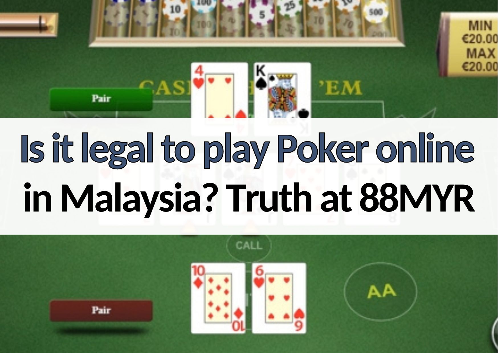 Is it legal to play Poker online