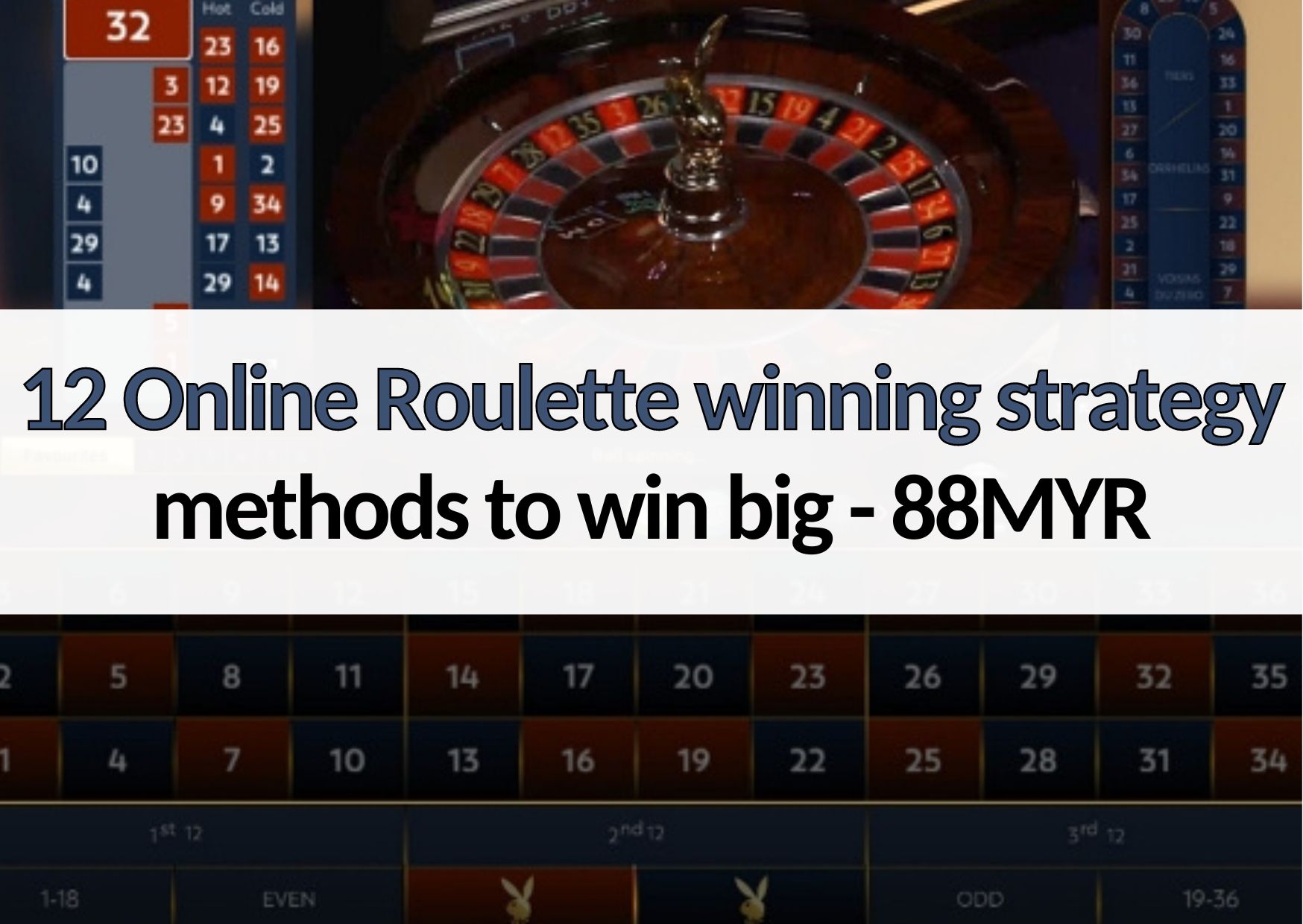 12 Online Roulette winning strategy