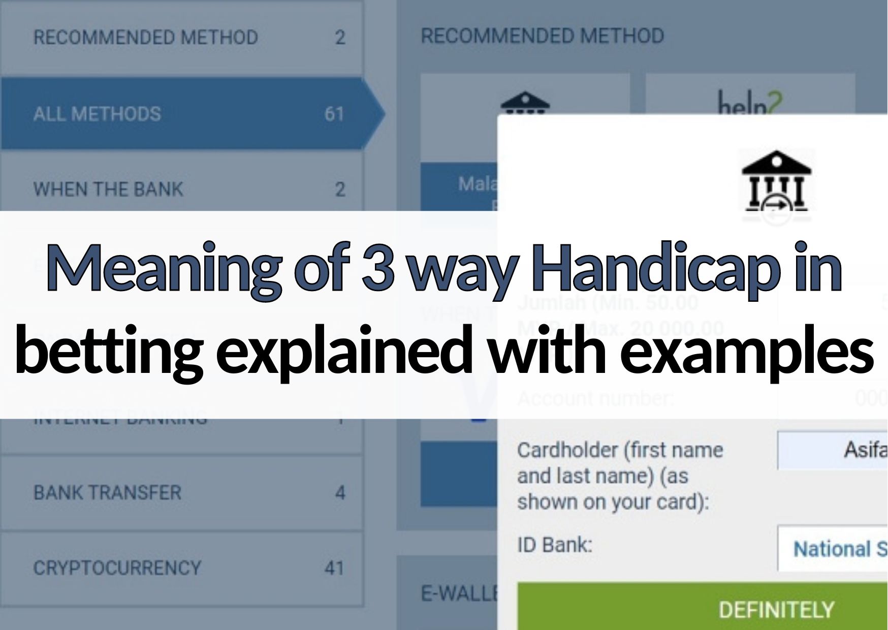 88myr 1xbet meaning of 3 way handicap in betting explained
