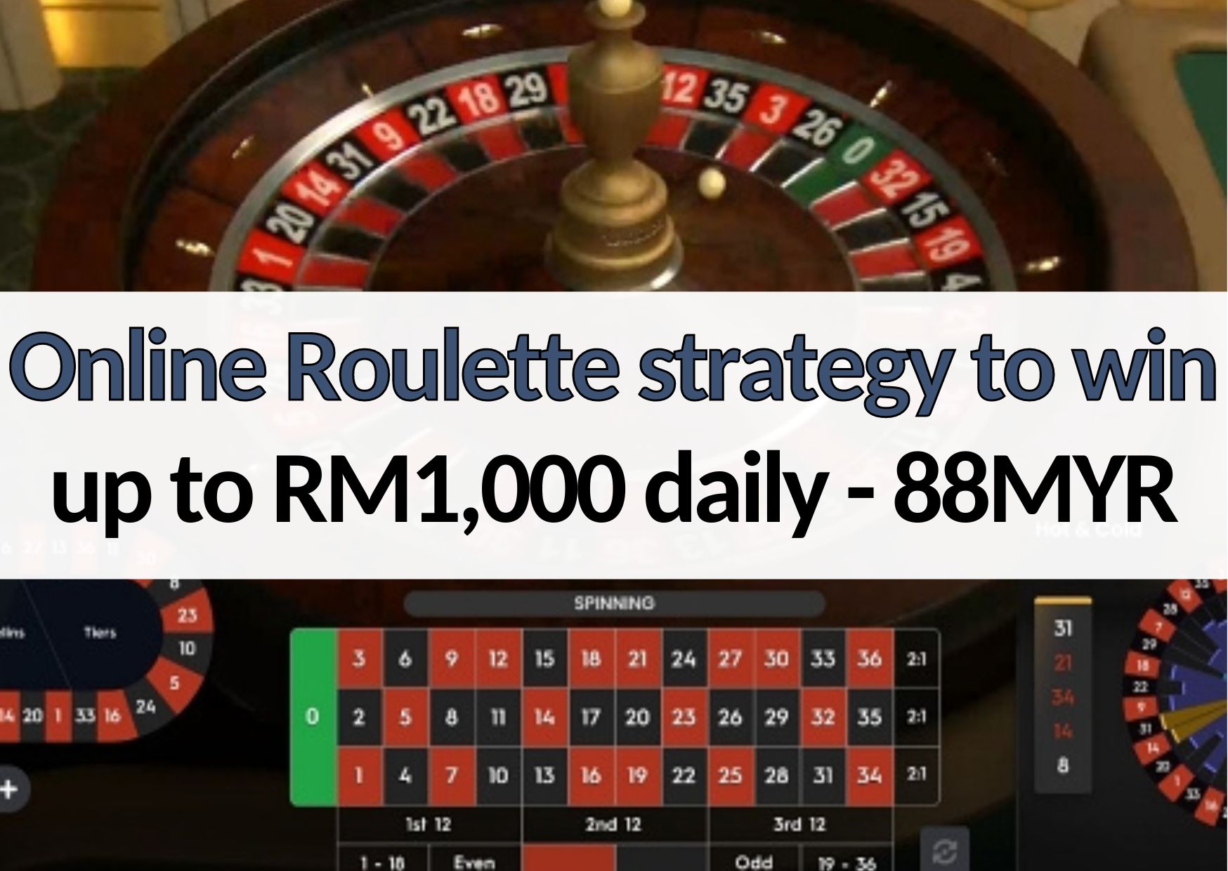 88myr Online Roulette strategy to win