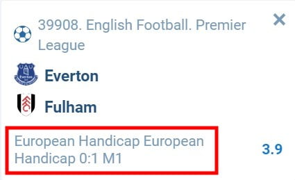 meaning of 3 way handicap in betting explained with examples example 1