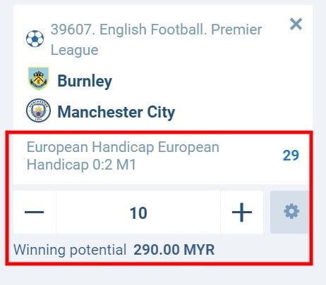 meaning of 3 way handicap in betting explained with examples outcome 1