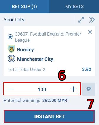 over under 2 meaning in 1XBET sports betting select 1XBET odds & fill out the betting slip