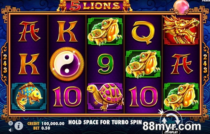 top 10 best online slots in Malaysia 2023 5 lions