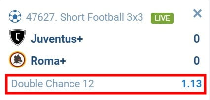 1xbet 88myr 1xbet double chance betting tutorial guide example 2