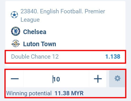 1xbet 88myr 1xbet double chance betting tutorial guide outcome 2