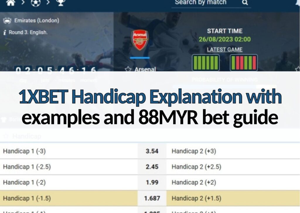 What Does Handicap 2 5 Mean In Betting Bet Guide To 1XBET