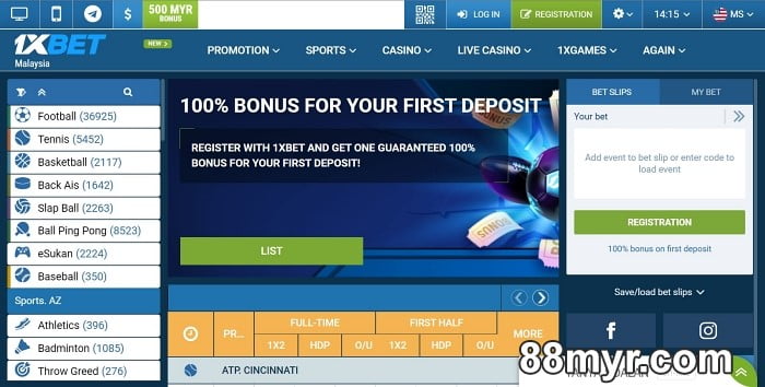 1xbet bonus requirements to follow on first deposit in 1xbet account