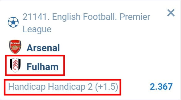 1xbet handicap explanation 88myr betting tutorial example 2