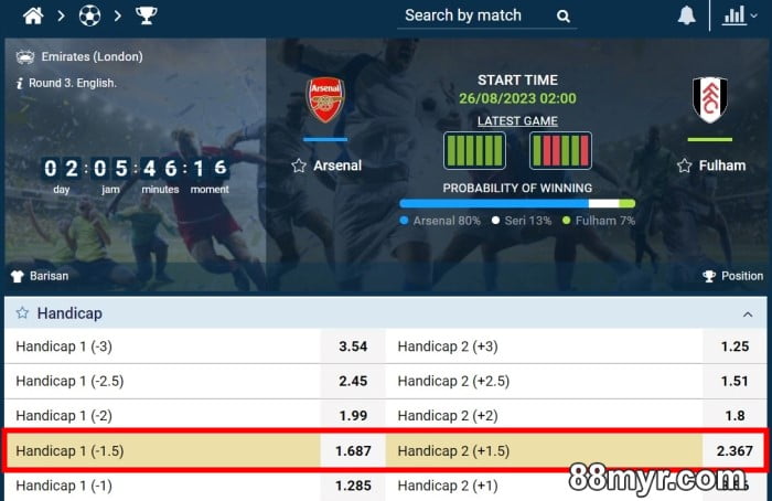 1xbet handicap explanation 88myr betting tutorial guide