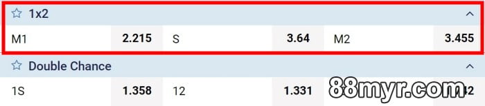 88myr 1xbet football betting tutorial by 88myr 1x2 rules explained