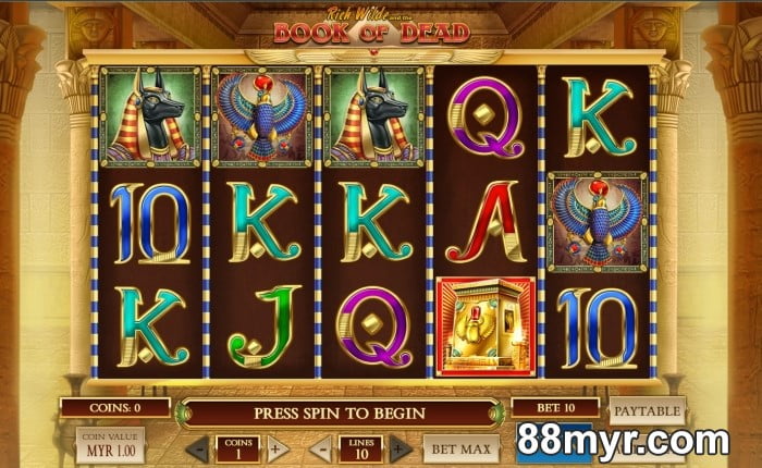 88myr which online slots payout the most review book of dead