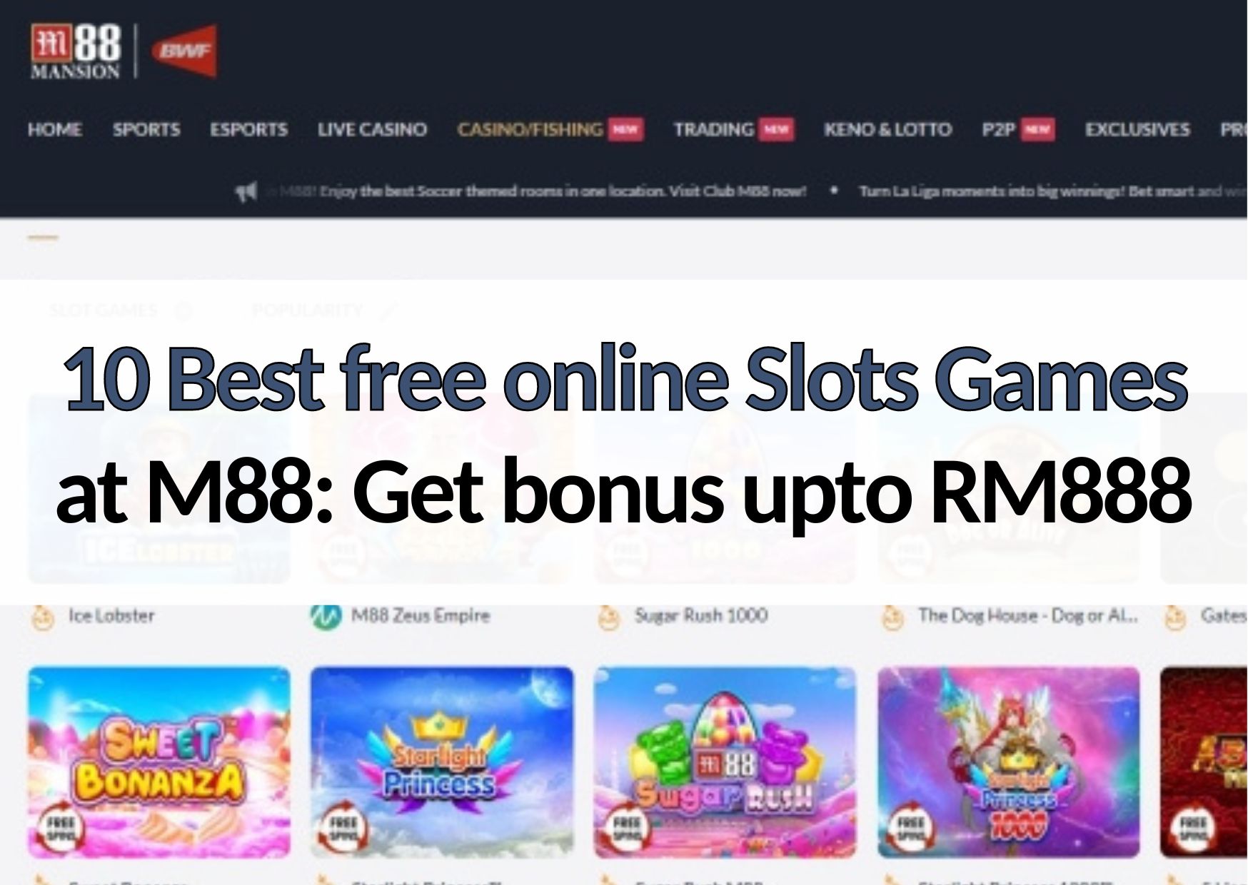 10 best free online slots games at m88 that you should try