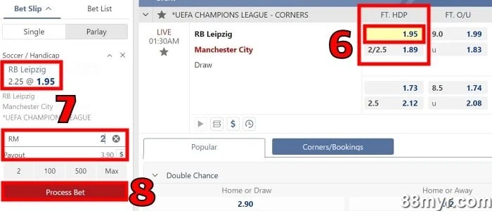 asian handicap 2.25 meaning step 3