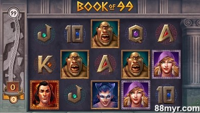 how to play M88 Slot online book of 99