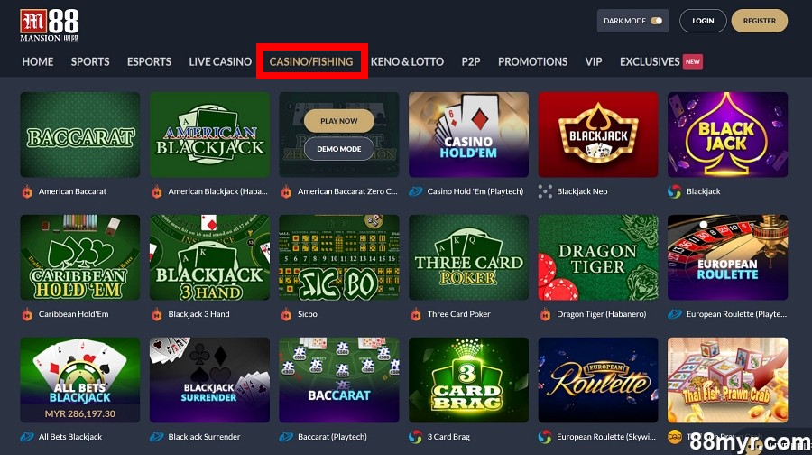 m88 casino review virtual casino games